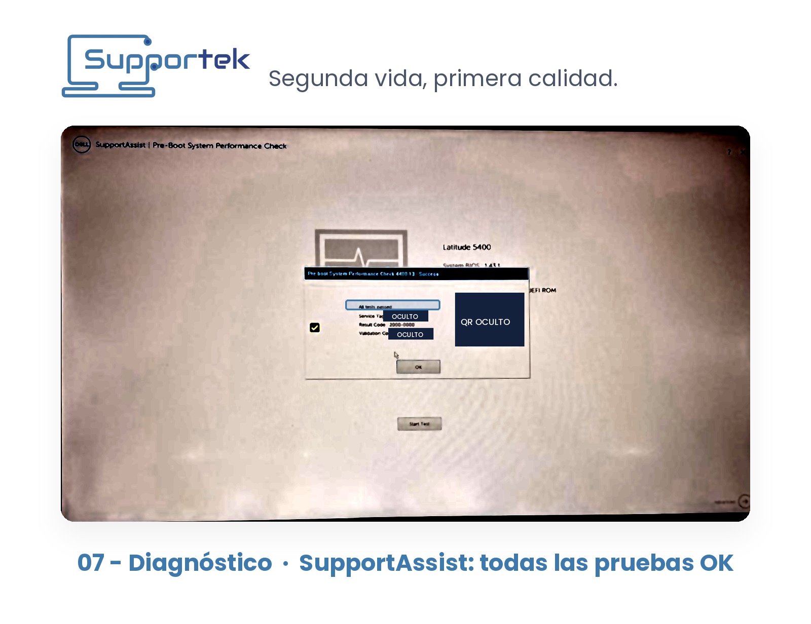 Vista 7 de Dell 5400
